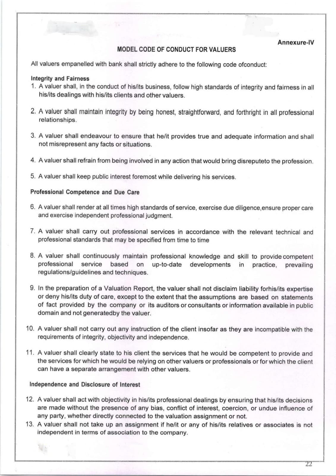Valuation report page 7